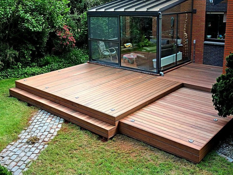 Террасная доска Ekzofloor/Экзофлор  Кемпас без покрытия 19х120х1200-2200